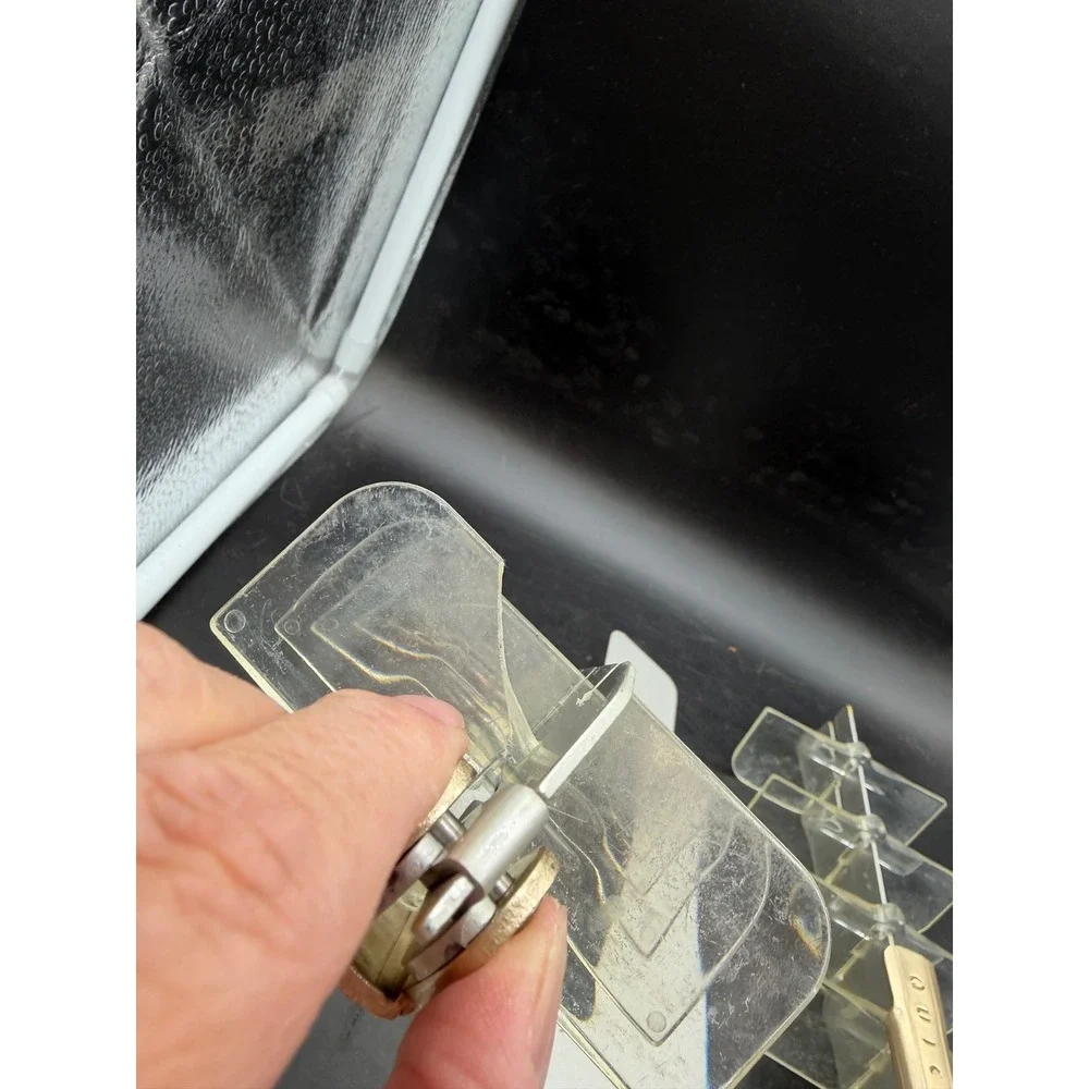 Vintage Frigidaire Quickube Aluminum Ice Cube Tray Blue Anodized Metal 2 Lever